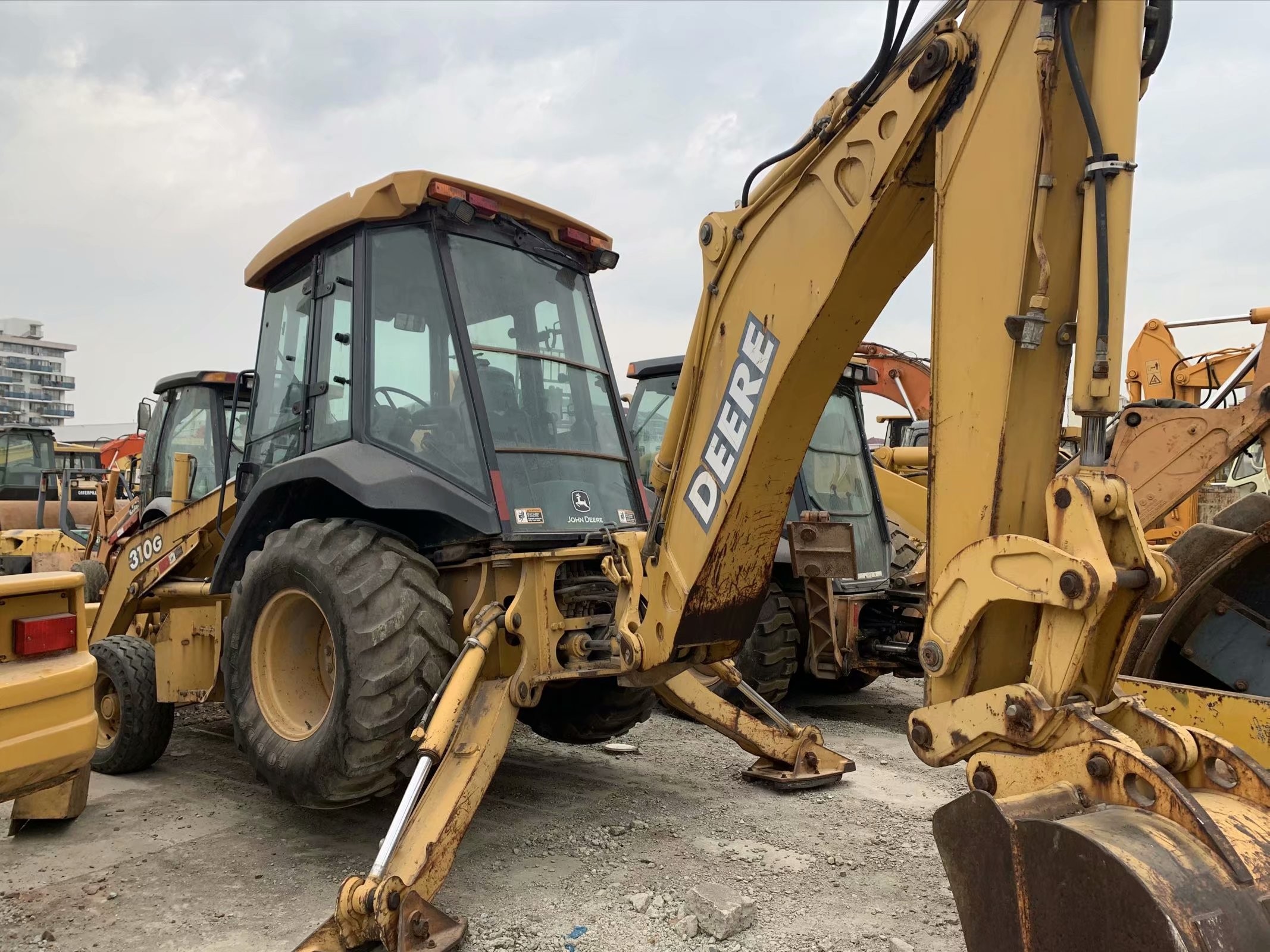 Original USA Used John Deere 310G Backhoe Loader In Good Condition/Second Hand John Deere Backhoe Loader