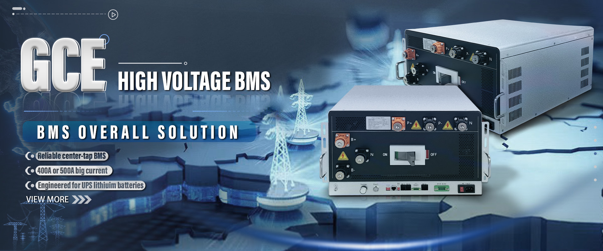 Master slave BMS High Voltage BMS 240S768V 400A With RS485 CAN Communication For Battery Energy Storage UPS Lithium Batt