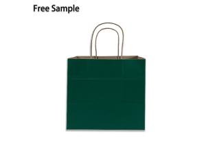 Quality Recycled CMYK Eco Paper Packaging bag 15*8*21cm ISO9001 wholesale