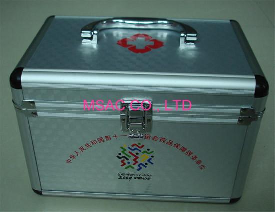 Easy Carry Aluminium First Aid Box / Aluminum Doctor Cases Size L240 X W135 X