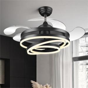 Quality Bedroom Decor Nordic Ceiling Fan Remote Control Restaurant Ceiling Fan Lamp wholesale