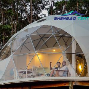 Quality Luxury 9m Full Airbnb Geodesic Dome Tent With Big Windows wholesale