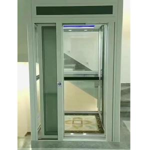 Quality Leftpack Hydraulic Home Elevator 0.25 M/S Speed Hairline Stainless Steel Covers wholesale