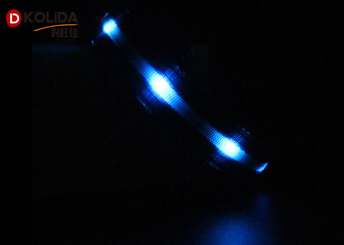 Night Safety Glow Flashing Pet Polyster USB Rechargeable LED Dog Collar