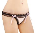Luring girl lace thong
