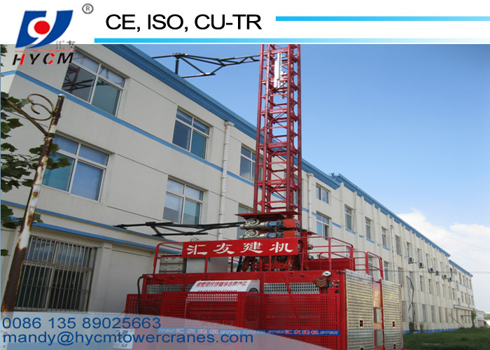 20m-150m Height SC200 Hoisting Equipment with Rack and Mast in Construction