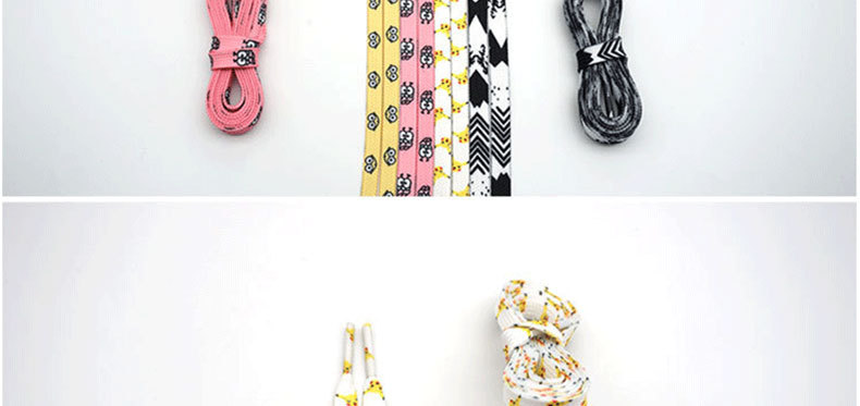 custom printed shoelace Power Item Piece Packaging Color Feature Hand charms flat shoelace Origin Type GUA Size Place