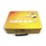 gift tin box with plastic handle