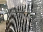 Customized Black Zinc Steel Metal Garrison Fence Panels Maintenance Free