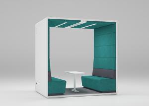 Quality 220V Acoustic Isolation Booth Soundproof Discussion Room With Sofa wholesale