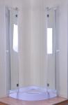 Quadrant Curved Glass Shower Enclosures For Star Rated Hotels / Model Rooms