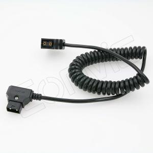 Quality Coiled Camera Power Cable , D Tap 2 Pin Male To Female Power Cord for Anton Bauer Battery wholesale