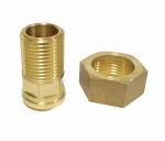ANSI Hexagon Lead Free Brass Fittings Water Meter Connector 1.6Mpa