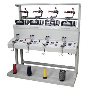 Quality 4 Heads Spindles Yarn Winding Machine , fancy yarn twisting machine wholesale
