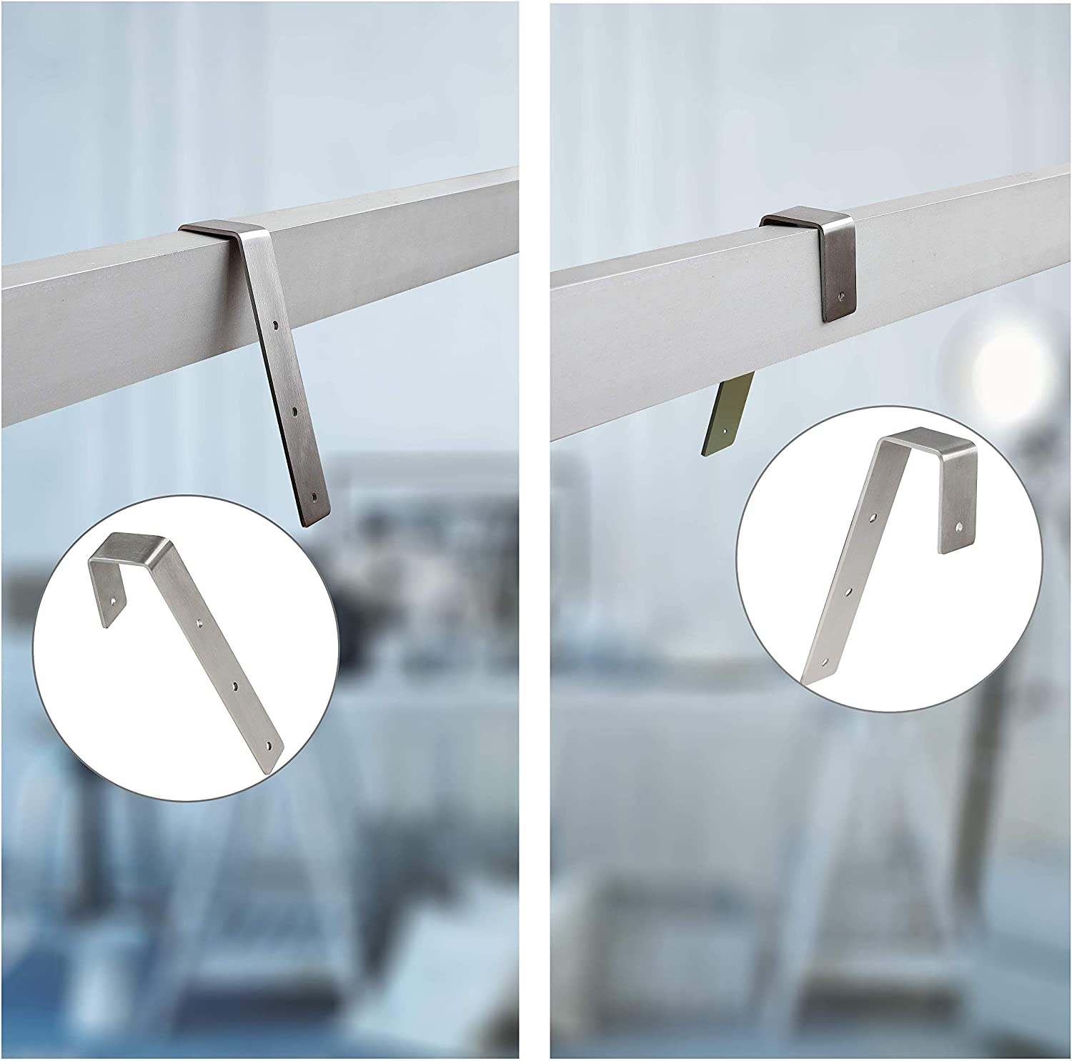 Single-Side Bracket Structure Bed Ladder Hook Brackets for Heavy Duty Metal Bunk Bed