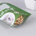 Small Fresh Vacuum Cat Food Packaging Bags With Window