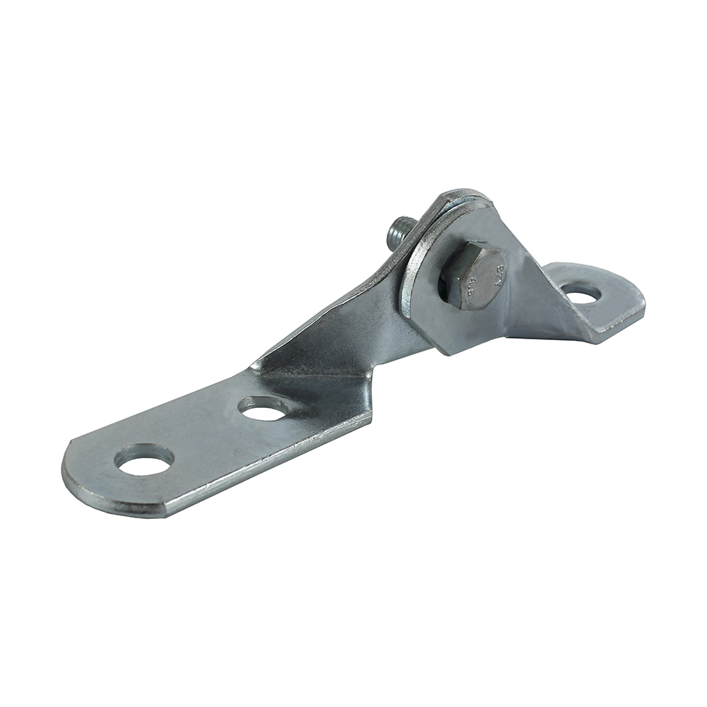 Anti Vibration Pipe Clips Surface Treatment Zinc Plating 102x102x6mm