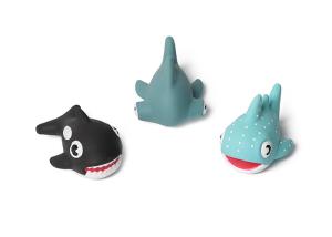 Quality Rubber Squeaky Dolphin Dog Toy 9cmx7cmx6cm wholesale