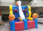 Flexible Inflatable Sports Games , Double Inflatable Basketball Hoop