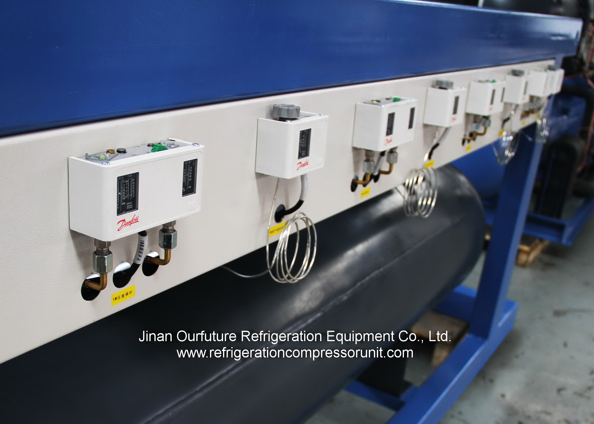 Apple Cold Room Compressor Unit Parallel Compressor Racks R22 35℃