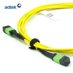 Quality 10 / 40G Female MPO MTP Patch Cord For Data Center wholesale