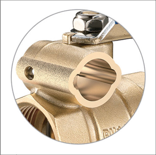 1701-SC Long Lever Female Threaded Mechanical Key Lock Brass Ball Valve Sizes DN20 DN25 DN32 Lock Unit Attachable