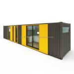 Steel frame Galvanized Steel Bending 180g 40FT Container Modular Wooden House