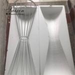 Outdoor Wedding Flower Stand Metal Floral Arrangement Stand White Geometric