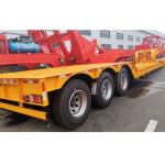 2 Line 4 Axle Low Bed Trailer 80-120ton Detachable Gooseneck Semi Truck Lowboy
