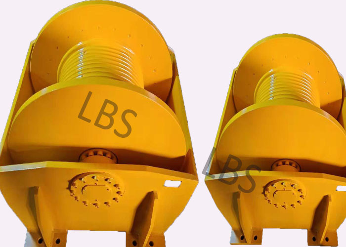 Hydraulic Crane Winch High Strength Steel With ISO9001 BV Certificates