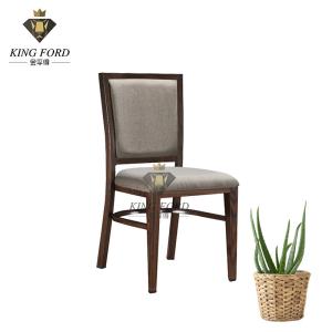 Quality Dining Room 8cm Seat Timber Look Finish Imitated Wood Chair 5.5kg wholesale