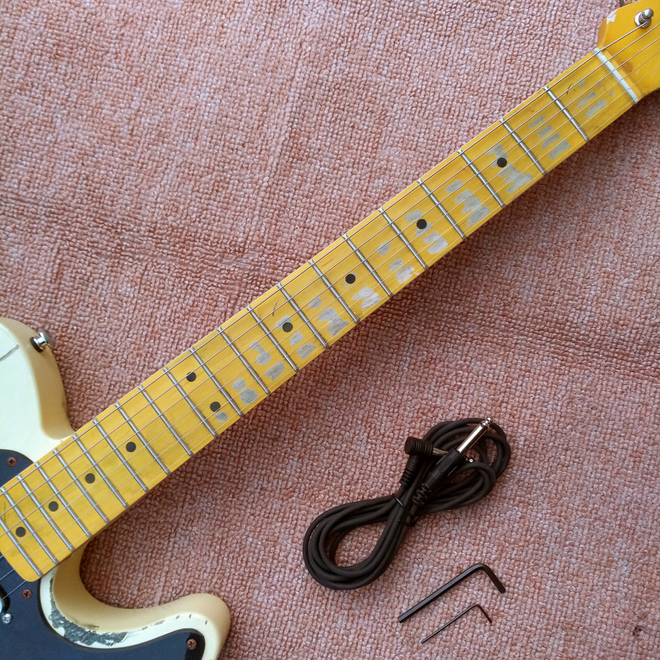 High quality relic remains TELE electric guitar, handmade TELE aged relic electric guitar