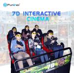 220V 8.0kw 7D Movie Theater Interactive Full Motion Cinema Seat 5D 12D Hologram