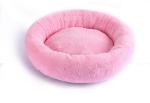 Luxury Plush Soft Round Donut Dog Bed Washable Cushion Sofa 560g For Cat