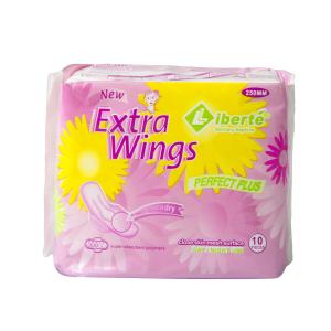 Quality Extra Wings Organic Sanitary Pads 250mm Dryness Women Wearing Sanitary Napkins wholesale