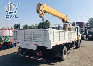 Quality CCC 3-8 Tons Truck Mounted Crane With 4x2 Sidewall Cargo Truck wholesale