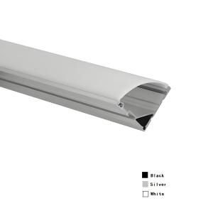 Quality Surface Mount Aluminum LED Strip Housing 10W/M Black / Silver For Commercial wholesale