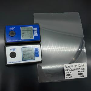 Quality Safety Building Window Film 12Mil Anti Explosion Transparent Energy Saving wholesale