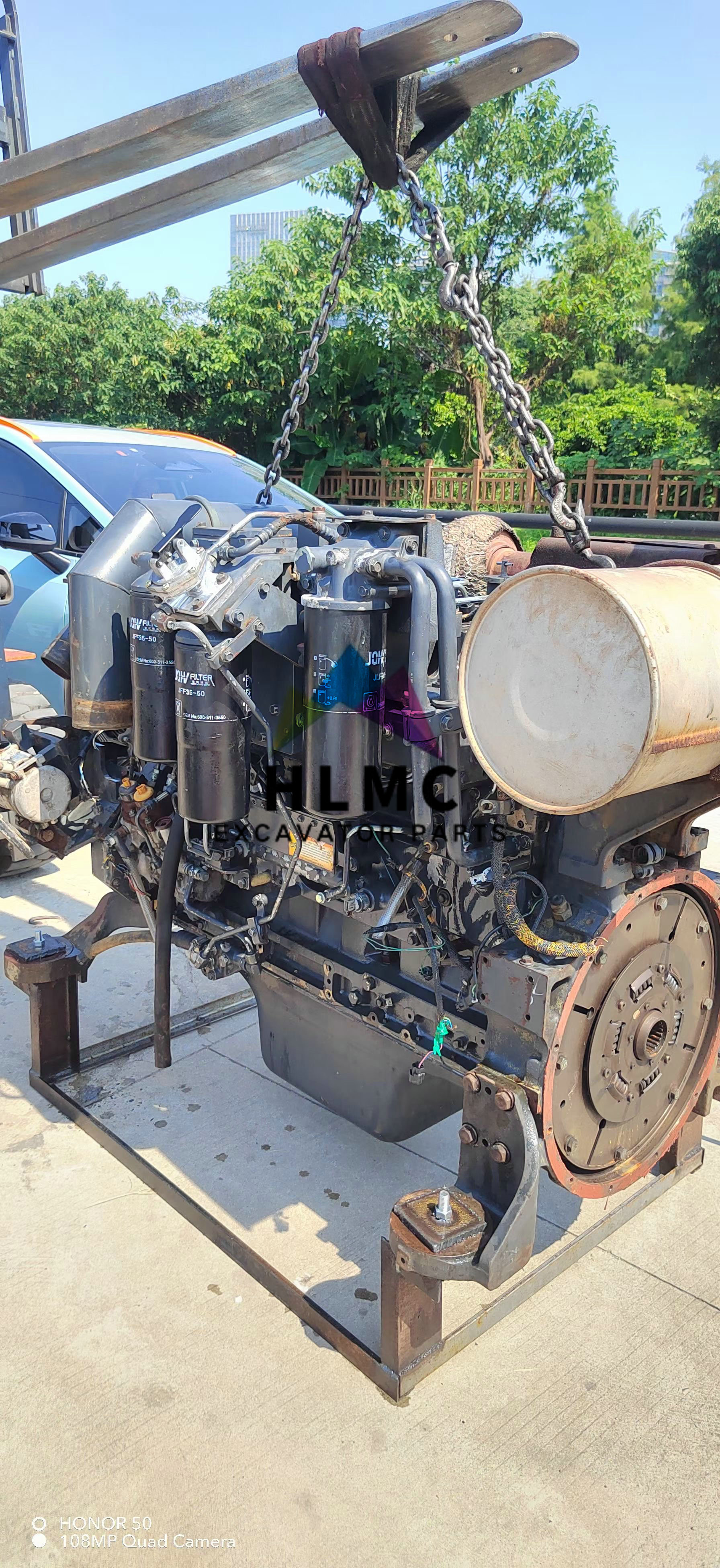 SAA6D125E-3 6D125-3 Complete Direct Injection Engine Assy PC400-7 PC450-7 Excavator