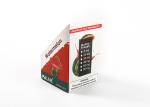 Cutomized Paper Cardboard Product Display Stand , Snack Food Boxes 0.35mm