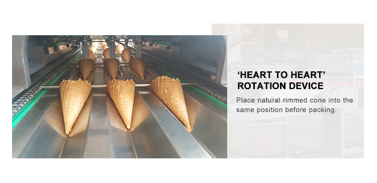 1.5KW 89 Baking Plates Cone Making Machine Stainless Steel Roll Sugar Cone Production Line