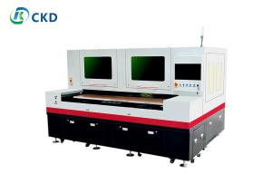 Quality Large Size 80W Laser Glass Cutting Machine With Double Operation wholesale