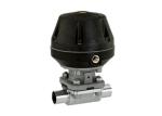 1 Inch Stainless Steel Sanitary Valves - Pneumatic Actuated Diaphragm Valve