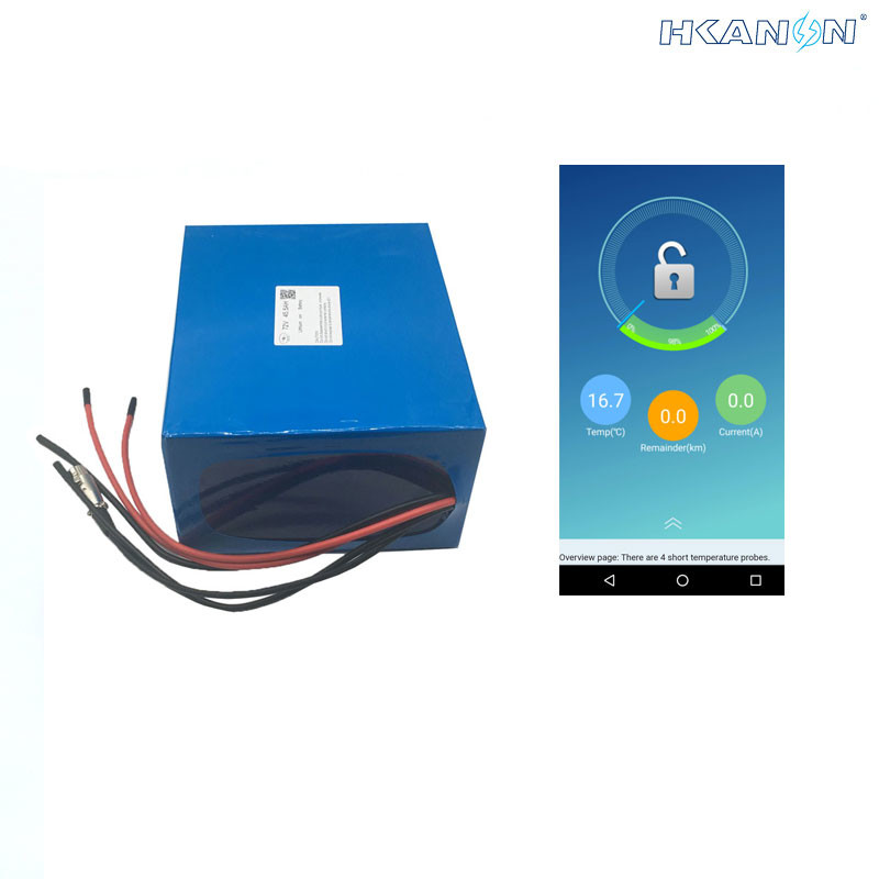 Rechargeable NMC / Lifepo4 72v Battery Pack 20ah High Performance Deep Cycle