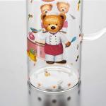 48 Oz Borosilicate Glass Water Pitcher With Spout Mouth Blown Heat Resistant