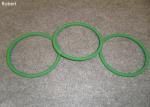 Green Color Endless Polyurethane Round Timing Belts , O Ring Drive Belts
