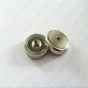 Quality D20x6mm Zinc Plating Round Base Disc Magnet Assembly for Sale wholesale