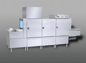 Quality 380V Large Commercial Dishwasher Flight Type Intelligent Touch Control wholesale