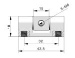 Detachable Electric Hidden Door Cabinet Hinges ODM ISO Ceritificate