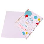 3D SBS Board Happy Birthday Paper Cards For Cake